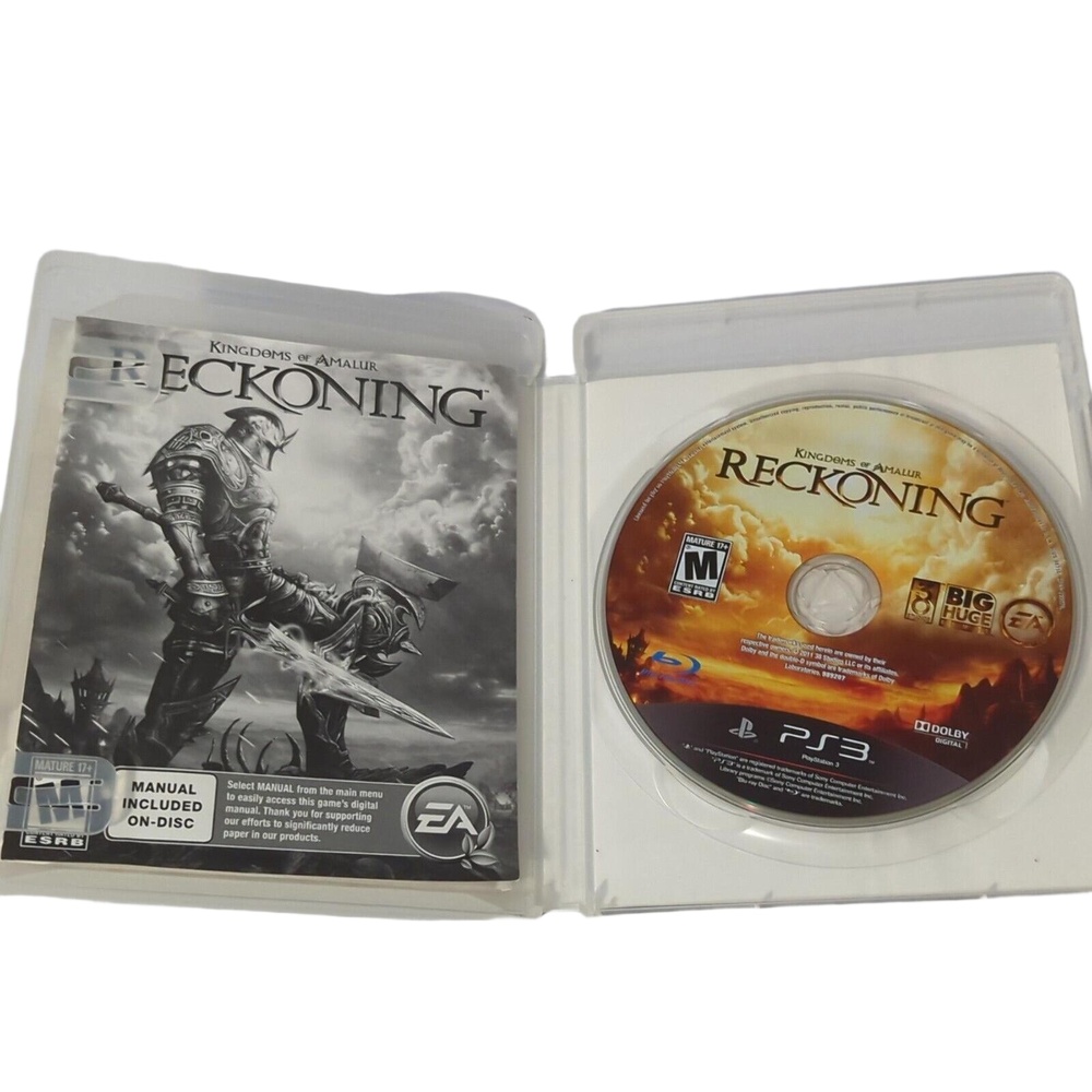 Kingdoms of Amalur‎ Reckoning Sony PlayStation 3 PS3 CIB + Manual Complete!